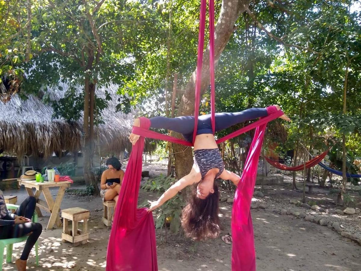 La Aldea Hostel, Camping Y Hamacas Palomino Dış mekan fotoğraf