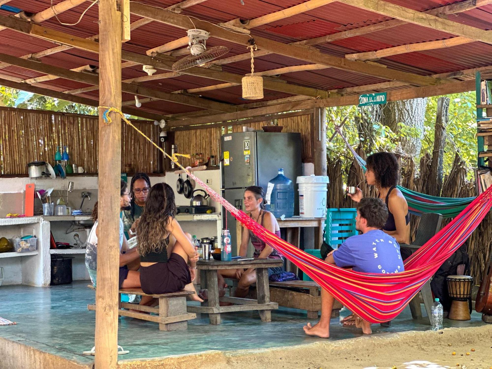 La Aldea Hostel, Camping Y Hamacas Palomino Dış mekan fotoğraf